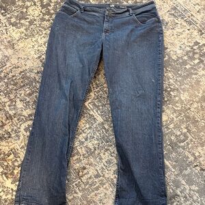 Lee Women's Straight-Leg Dark Wash Jeans